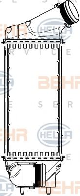 BEHR HELLA SERVICE 8ML 376 777-371 Интеркулер 
