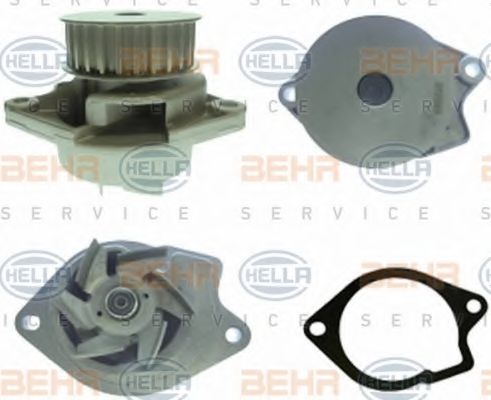 BEHR HELLA SERVICE 8MP 376 800-031 Водяной насос для SEAT IBIZA V (Сеат Ибица 5) BEHR HELLA SERVICE 8MP 376 800-031 Водяной насос для SEAT IBIZA V (Сеат Ибица 5)