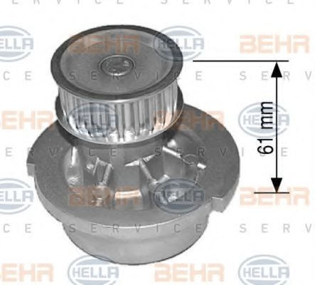 BEHR HELLA SERVICE 8MP 376 800-074 Водяной насос для OPEL VECTRA B (Опель Вектра б) BEHR HELLA SERVICE 8MP 376 800-074 Водяной насос для OPEL VECTRA B (Опель Вектра б)