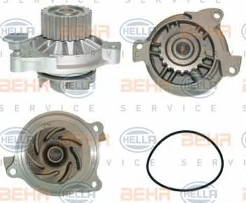 BEHR HELLA SERVICE 8MP 376 800-141 Водяной насос для VOLKSWAGEN T4 MULTIVAN (Фольксваген Т4 мултиvан) BEHR HELLA SERVICE 8MP 376 800-141 Водяной насос для VOLKSWAGEN T4 MULTIVAN (Фольксваген Т4 мултиvан)