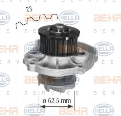 BEHR HELLA SERVICE 8MP 376 800-424 Водяной насос для LANCIA YPSILON (Лансиа/лянча Ъпсилон) BEHR HELLA SERVICE 8MP 376 800-424 Водяной насос для LANCIA YPSILON (Лансиа/лянча Ъпсилон)