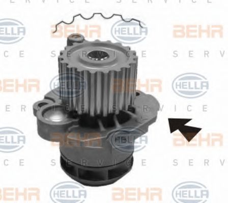 BEHR HELLA SERVICE 8MP 376 800-554 Водяной насос для SEAT ALTEA XL (Сеат Алтэа xл) BEHR HELLA SERVICE 8MP 376 800-554 Водяной насос для SEAT ALTEA XL (Сеат Алтэа xл)