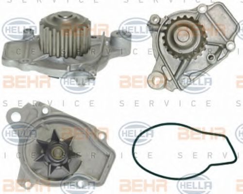 BEHR HELLA SERVICE 8MP 376 801-311 Водяной насос для HONDA CRX II (Хонда Cрх 2) BEHR HELLA SERVICE 8MP 376 801-311 Водяной насос для HONDA CRX II (Хонда Cрх 2)