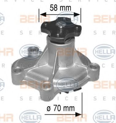 BEHR HELLA SERVICE 8MP 376 802-174 Водяной насос для OPEL COMBO (Опель Комбо) BEHR HELLA SERVICE 8MP 376 802-174 Водяной насос для OPEL COMBO (Опель Комбо)