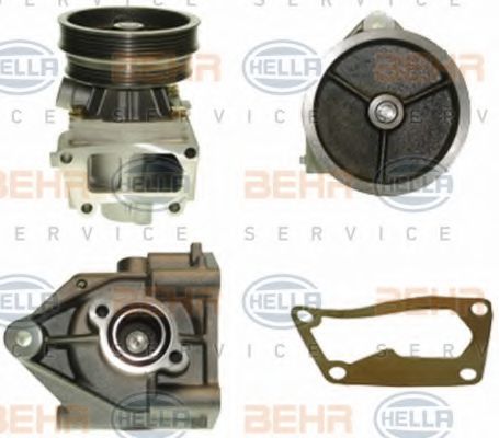BEHR HELLA SERVICE 8MP 376 802-401 Водяной насос для FIAT MAREA (Фиат Мареа) BEHR HELLA SERVICE 8MP 376 802-401 Водяной насос для FIAT MAREA (Фиат Мареа)