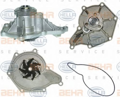 BEHR HELLA SERVICE 8MP 376 803-411 Водяной насос для VOLKSWAGEN TOUAREG (Фольксваген Туарег)