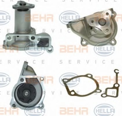 BEHR HELLA SERVICE 8MP 376 806-431 Водяной насос для MAZDA 323 III (Мазда 323 3) BEHR HELLA SERVICE 8MP 376 806-431 Водяной насос для MAZDA 323 III (Мазда 323 3)