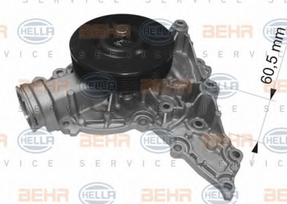 BEHR HELLA SERVICE 8MP 376 888-584 Водяной насос для MERCEDES-BENZ CLS (Мэрcэдэс-бэнз Слс)
