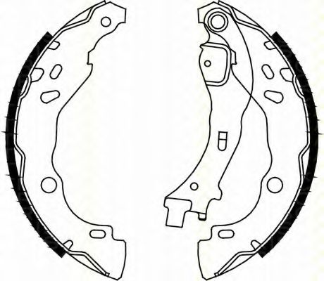 TRISCAN 8100 10009 Тормозные колодоки для CITROËN C2 (CитроËн C2) TRISCAN 8100 10009 Тормозные колодоки для CITROËN C2 (CитроËн C2)