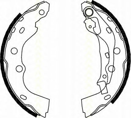 TRISCAN 8100 10025 Тормозные колодоки для SUBARU JUSTY II (Субару Жустъ 2) TRISCAN 8100 10025 Тормозные колодоки для SUBARU JUSTY II (Субару Жустъ 2)