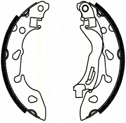 TRISCAN 8100 10038 Тормозные колодоки для FIAT 500 C (Фиат 500 c) TRISCAN 8100 10038 Тормозные колодоки для FIAT 500 C (Фиат 500 c)