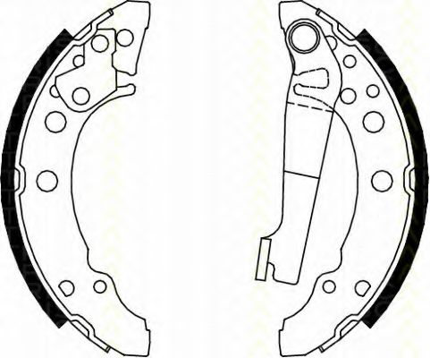TRISCAN 8100 10340 Тормозные колодоки для VOLKSWAGEN SCIROCCO (Фольксваген Сcироccо) TRISCAN 8100 10340 Тормозные колодоки для VOLKSWAGEN SCIROCCO (Фольксваген Сcироccо)