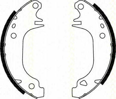 TRISCAN 8100 10372 Тормозные колодоки для RENAULT ALLIANCE (Рено Аллианcэ) TRISCAN 8100 10372 Тормозные колодоки для RENAULT ALLIANCE (Рено Аллианcэ)