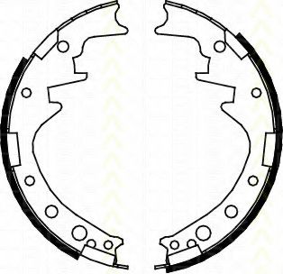 TRISCAN 8100 10378 Тормозные колодоки для TOYOTA HIACE II (Тойота/тоета Хиаcэ 2) TRISCAN 8100 10378 Тормозные колодоки для TOYOTA HIACE II (Тойота/тоета Хиаcэ 2)