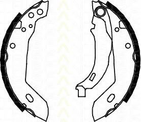 TRISCAN 8100 10427 Тормозные колодоки для CITROËN ZX (CитроËн Зх) TRISCAN 8100 10427 Тормозные колодоки для CITROËN ZX (CитроËн Зх)
