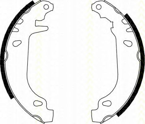 TRISCAN 8100 10545 Тормозные колодоки для CITROËN ZX (CитроËн Зх) TRISCAN 8100 10545 Тормозные колодоки для CITROËN ZX (CитроËн Зх)