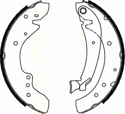 TRISCAN 8100 10573 Тормозные колодоки для PEUGEOT BOXER (Пежо Боxэр) TRISCAN 8100 10573 Тормозные колодоки для PEUGEOT BOXER (Пежо Боxэр)