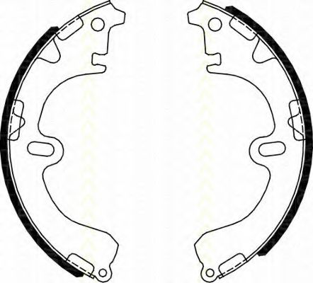 TRISCAN 8100 13051 Тормозные колодоки для TOYOTA IPSUM (Тойота/тоета Ипсум) TRISCAN 8100 13051 Тормозные колодоки для TOYOTA IPSUM (Тойота/тоета Ипсум)