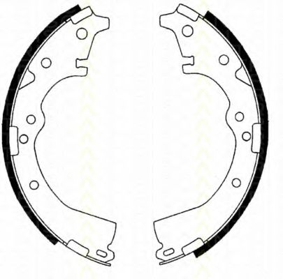 TRISCAN 8100 13426 Тормозные колодоки для TOYOTA HIACE II (Тойота/тоета Хиаcэ 2) TRISCAN 8100 13426 Тормозные колодоки для TOYOTA HIACE II (Тойота/тоета Хиаcэ 2)