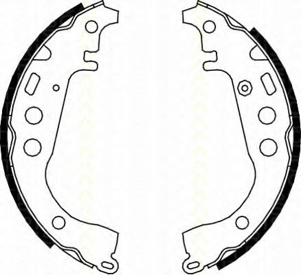 TRISCAN 8100 13617 Тормозные колодоки, стояночная тормозная система для TOYOTA PRIUS (Тойота/тоета Приус) TRISCAN 8100 13617 Тормозные колодоки, стояночная тормозная система для TOYOTA PRIUS (Тойота/тоета Приус)