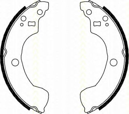 TRISCAN 8100 14004 Тормозные колодоки для NISSAN PULSAR VII (Ниссан Пулсар v2) TRISCAN 8100 14004 Тормозные колодоки для NISSAN PULSAR VII (Ниссан Пулсар v2)