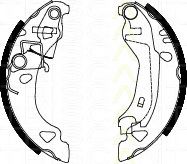 TRISCAN 8100 15015 Тормозные колодоки для FIAT BRAVA (Фиат Брава) TRISCAN 8100 15015 Тормозные колодоки для FIAT BRAVA (Фиат Брава)