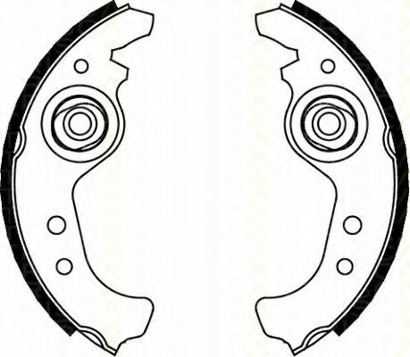 TRISCAN 8100 15383 Тормозные колодоки для FIAT STRADA II (Фиат Страда 2) TRISCAN 8100 15383 Тормозные колодоки для FIAT STRADA II (Фиат Страда 2)