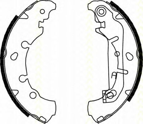 TRISCAN 8100 16006 Тормозные колодоки для FORD FUSION (Форд Фьюжн) TRISCAN 8100 16006 Тормозные колодоки для FORD FUSION (Форд Фьюжн)