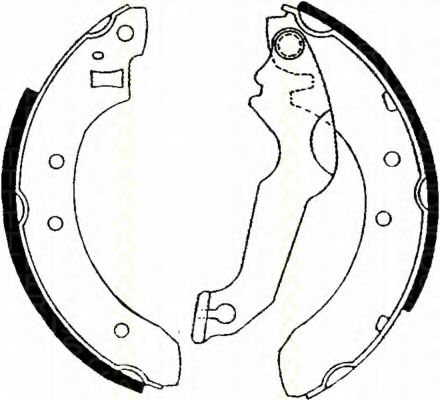 TRISCAN 8100 16365 Тормозные колодоки для FORD ORION II (Форд Орион 2) TRISCAN 8100 16365 Тормозные колодоки для FORD ORION II (Форд Орион 2)