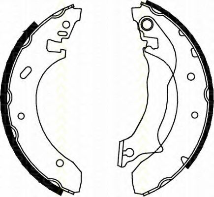 TRISCAN 8100 16559 Тормозные колодоки для FORD MONDEO (Форд Мондэо) TRISCAN 8100 16559 Тормозные колодоки для FORD MONDEO (Форд Мондэо)