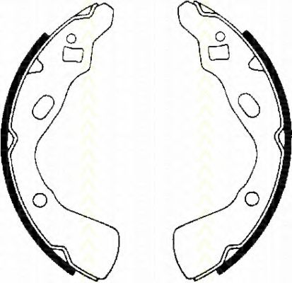 TRISCAN 8100 18507 Тормозные колодоки для MAZDA (Мазда) TRISCAN 8100 18507 Тормозные колодоки для MAZDA (Мазда)