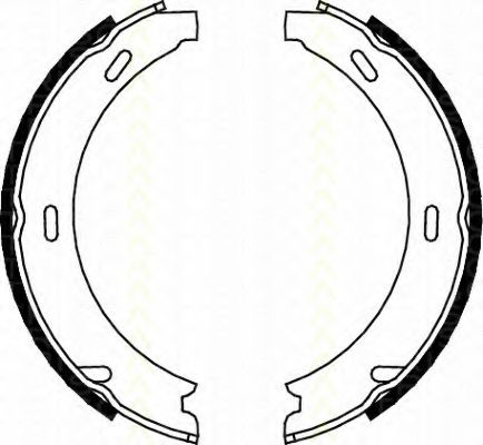 TRISCAN 8100 23412 Тормозные колодоки, стояночная тормозная система для MERCEDES-BENZ E-CLASS (Мэрcэдэс-бэнз Е класс) TRISCAN 8100 23412 Тормозные колодоки, стояночная тормозная система для MERCEDES-BENZ E-CLASS (Мэрcэдэс-бэнз Е класс)