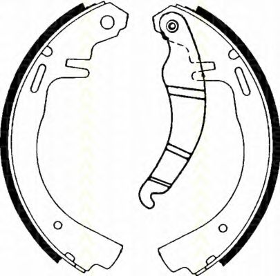 TRISCAN 8100 24223 Тормозные колодоки для OPEL GT (Опель Гт) TRISCAN 8100 24223 Тормозные колодоки для OPEL GT (Опель Гт)