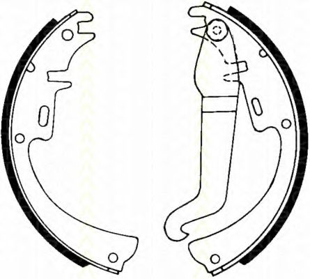 TRISCAN 8100 24227 Тормозные колодоки для OPEL COMMODORE B (Опель Cоммодорэ б) TRISCAN 8100 24227 Тормозные колодоки для OPEL COMMODORE B (Опель Cоммодорэ б)