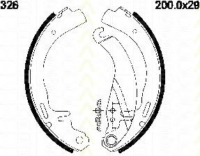 TRISCAN 8100 24326 Тормозные колодоки для OPEL CORSA A (Опель Cорса а) TRISCAN 8100 24326 Тормозные колодоки для OPEL CORSA A (Опель Cорса а)