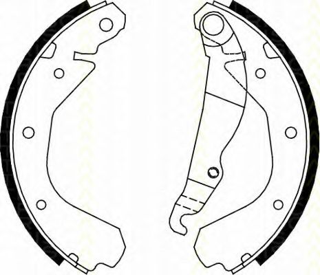 TRISCAN 8100 24413 Тормозные колодоки для OPEL CORSA A (Опель Cорса а) TRISCAN 8100 24413 Тормозные колодоки для OPEL CORSA A (Опель Cорса а)