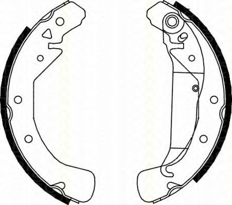 TRISCAN 8100 24589 Тормозные колодоки для OPEL ASTRA H HATCH (Опель Астра н хэтчбек) TRISCAN 8100 24589 Тормозные колодоки для OPEL ASTRA H HATCH (Опель Астра н хэтчбек)