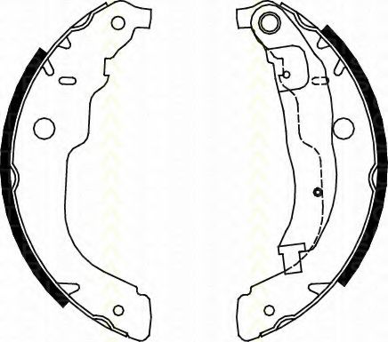 TRISCAN 8100 28053 Тормозные колодоки для PEUGEOT 207 (Пежо 207) TRISCAN 8100 28053 Тормозные колодоки для PEUGEOT 207 (Пежо 207)