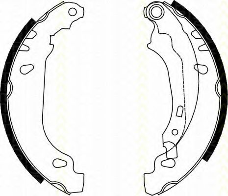TRISCAN 8100 28636 Тормозные колодоки для PEUGEOT 206 (Пежо 206) TRISCAN 8100 28636 Тормозные колодоки для PEUGEOT 206 (Пежо 206)