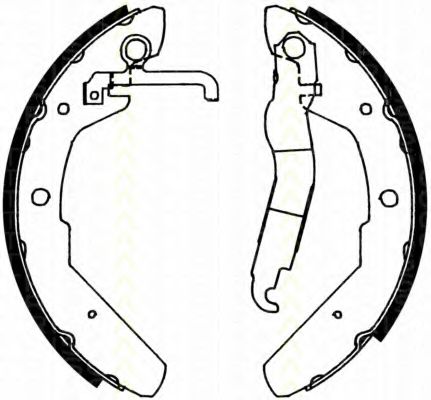 TRISCAN 8100 29370 Тормозные колодоки для VOLKSWAGEN VANAGON III (Фольксваген Vанагон 3) TRISCAN 8100 29370 Тормозные колодоки для VOLKSWAGEN VANAGON III (Фольксваген Vанагон 3)