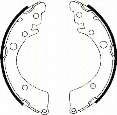 TRISCAN 8100 40402 Тормозные колодоки для HONDA ACCORD II (Хонда Аccорд 2) TRISCAN 8100 40402 Тормозные колодоки для HONDA ACCORD II (Хонда Аccорд 2)