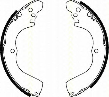 TRISCAN 8100 42017 Тормозные колодоки, стояночная тормозная система для MITSUBISHI OUTLANDER II (Митсубиши/митсубиси Аутлендер 2) TRISCAN 8100 42017 Тормозные колодоки, стояночная тормозная система для MITSUBISHI OUTLANDER II (Митсубиши/митсубиси Аутлендер 2)