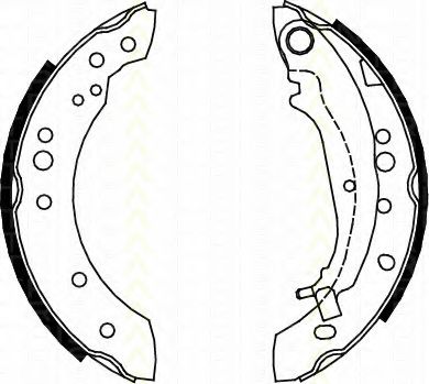 TRISCAN 8100 42020 Тормозные колодоки для MITSUBISHI COLT VI (Митсубиши/митсубиси Кольт 6) TRISCAN 8100 42020 Тормозные колодоки для MITSUBISHI COLT VI (Митсубиши/митсубиси Кольт 6)