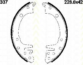 TRISCAN 8100 42337 Тормозные колодоки для MITSUBISHI CELESTE (Митсубиши/митсубиси Cэлэстэ) TRISCAN 8100 42337 Тормозные колодоки для MITSUBISHI CELESTE (Митсубиши/митсубиси Cэлэстэ)