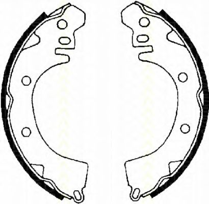 TRISCAN 8100 42422 Тормозные колодоки для MITSUBISHI ETERNA III (Митсубиши/митсубиси Этэрна 3) TRISCAN 8100 42422 Тормозные колодоки для MITSUBISHI ETERNA III (Митсубиши/митсубиси Этэрна 3)