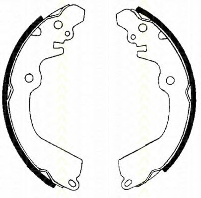 TRISCAN 8100 42568 Тормозные колодоки для MITSUBISHI GALANT VI (Митсубиши/митсубиси Галант 6) TRISCAN 8100 42568 Тормозные колодоки для MITSUBISHI GALANT VI (Митсубиши/митсубиси Галант 6)