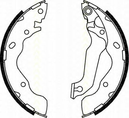 TRISCAN 8100 43015 Тормозные колодоки для HYUNDAI AVANTE II (Хендай Аvантэ 2) TRISCAN 8100 43015 Тормозные колодоки для HYUNDAI AVANTE II (Хендай Аvантэ 2)
