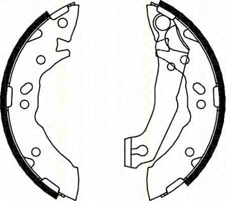 TRISCAN 8100 43621 Тормозные колодоки для HYUNDAI EXCEL (Хендай Эxcэл) TRISCAN 8100 43621 Тормозные колодоки для HYUNDAI EXCEL (Хендай Эxcэл)