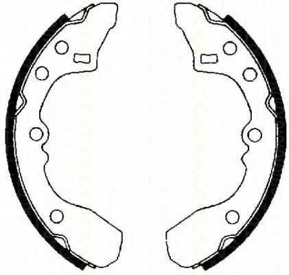TRISCAN 8100 50434 Тормозные колодоки для MAZDA 323 III (Мазда 323 3) TRISCAN 8100 50434 Тормозные колодоки для MAZDA 323 III (Мазда 323 3)