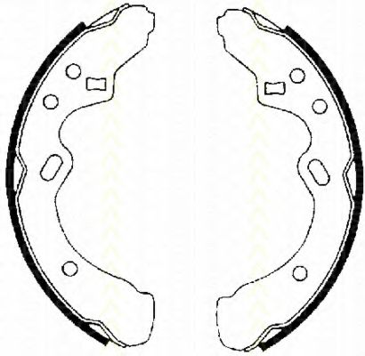 TRISCAN 8100 50438 Тормозные колодоки для MAZDA (Мазда) TRISCAN 8100 50438 Тормозные колодоки для MAZDA (Мазда)